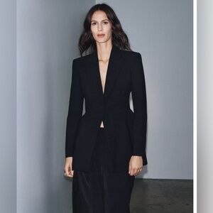 ZW LIMITED EDITION   NEW ZARA FITTED BLAZER FOR WOMEN SIZE SMALL S 9259/281/800